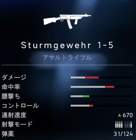 BF5 sturmgewehr 1-5