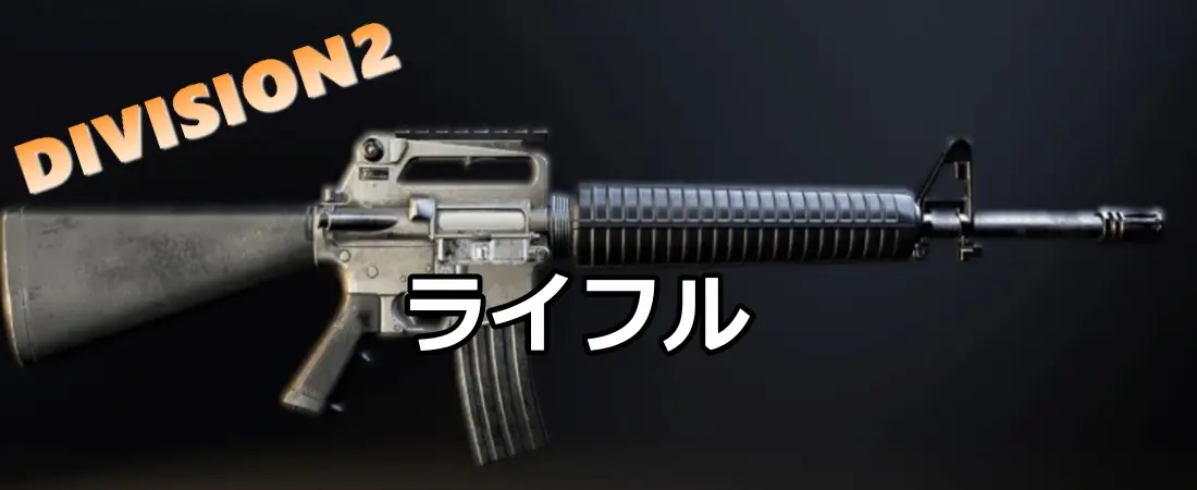 【ディビジョン2】ライフル一覧 10